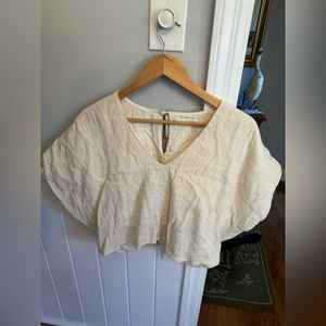 Cream top. Never worn, brand new with tags. From a boutique in Charlotte NC